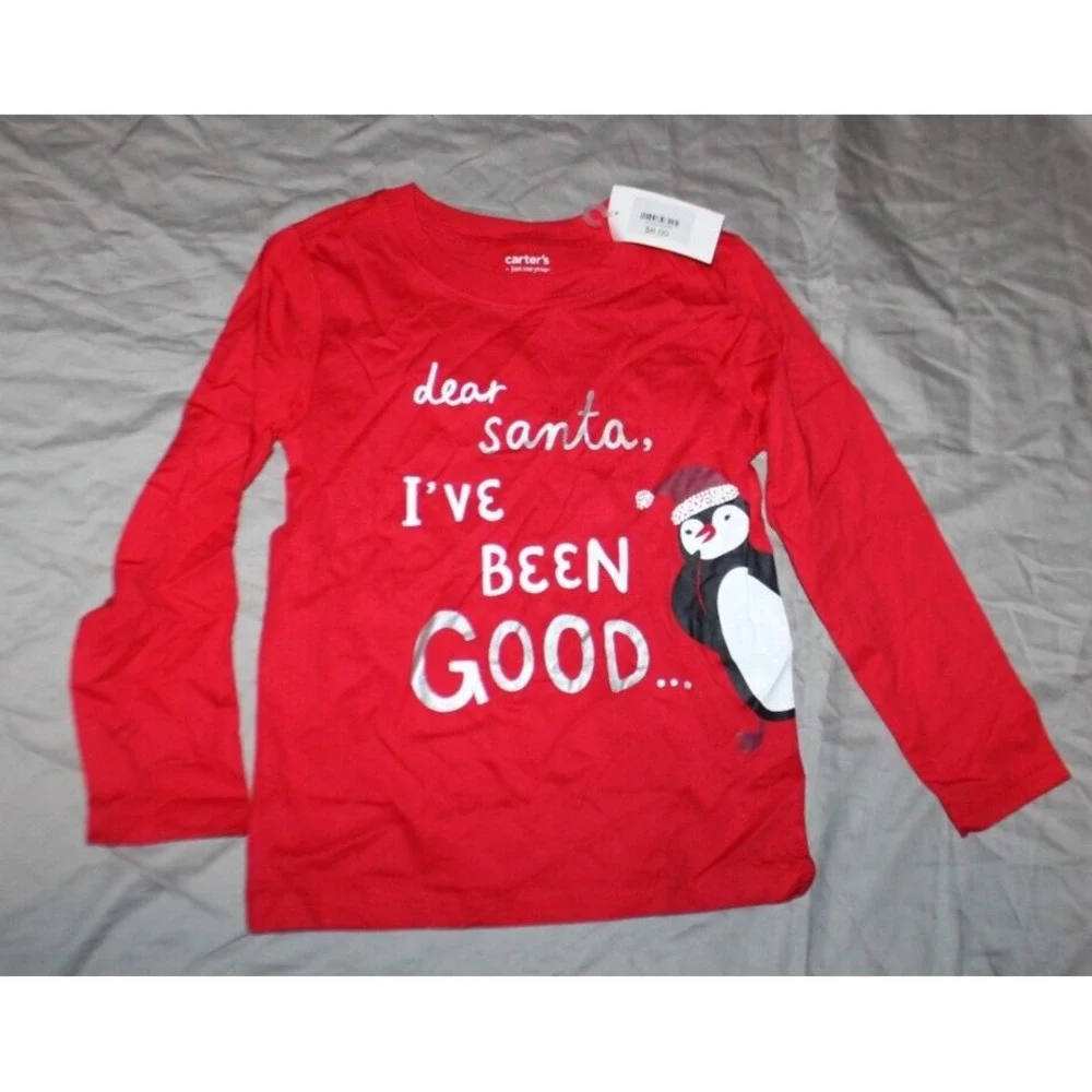 Carters Dear Santa I've been good shirt size 5T